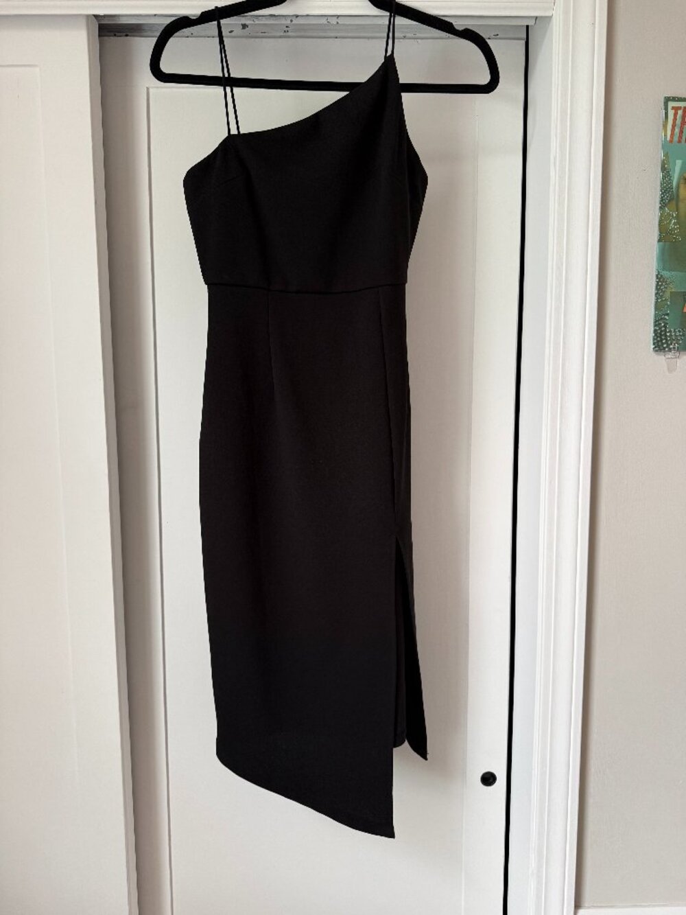 Princess Polly Black Asymmetrical Dress